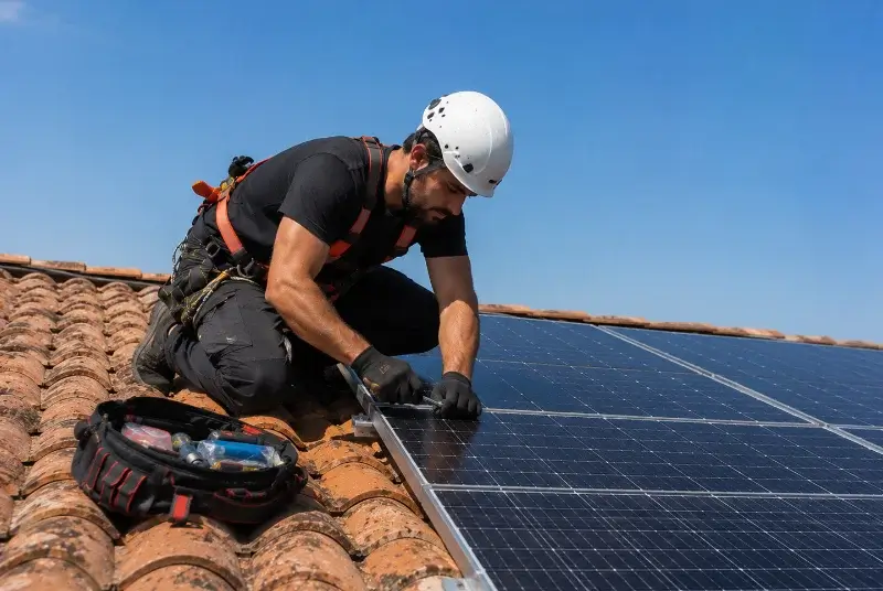 Maintenance et monitoring de panneaux solaires à Noueilles