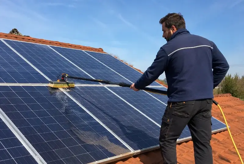 Nettoyage et entretien de panneaux solaires à Noueilles