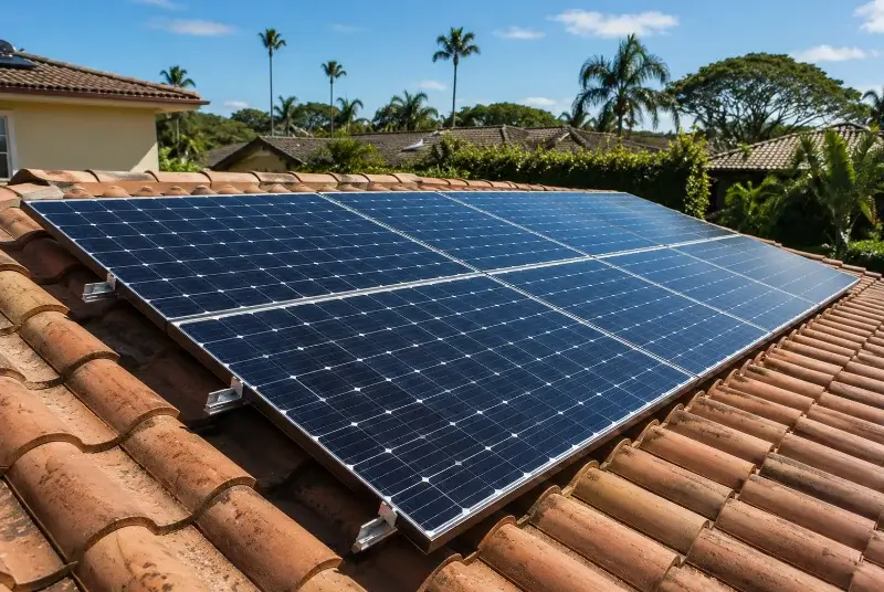 Installation de panneaux solaires à Noueilles